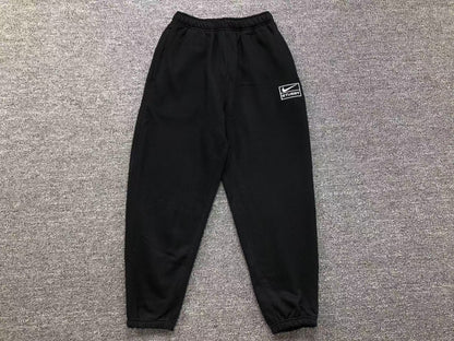 NIKE x STUSSY WASHED SWEATPANTS BLACK (FROM ZIP HOODIE SET) - Sin Sity Reps