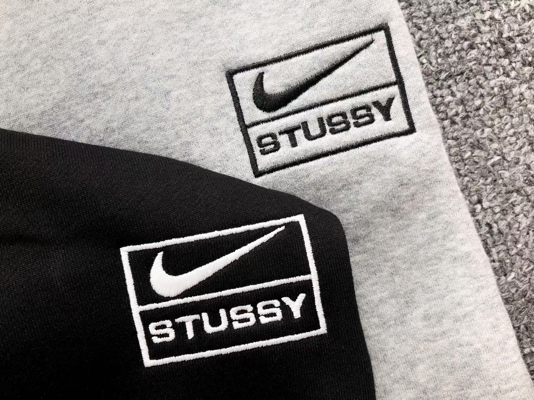 NIKE x STUSSY WASHED SWEATPANTS BLACK (FROM ZIP HOODIE SET) - Sin Sity Reps