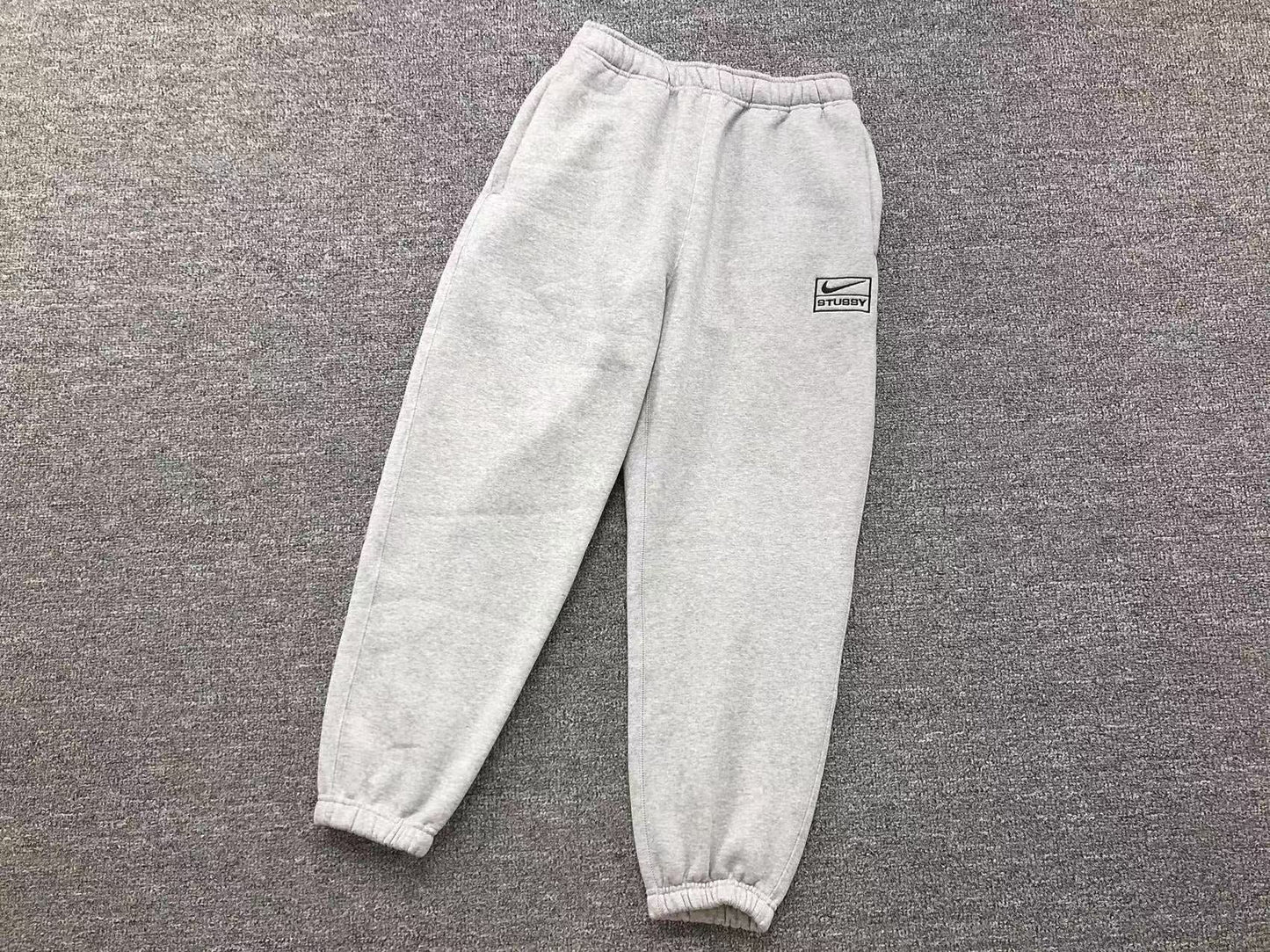 NIKE x STUSSY WASHED SWEATPANTS GREY (FROM ZIP HOODIE SET) - Sin Sity Reps