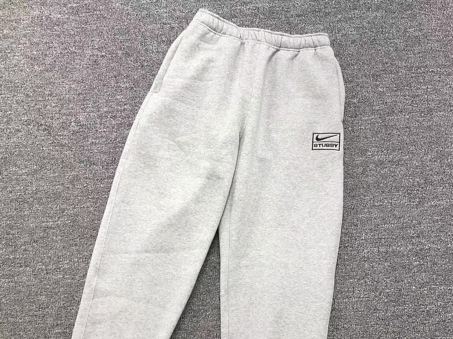 NIKE x STUSSY WASHED SWEATPANTS GREY (FROM ZIP HOODIE SET) - Sin Sity Reps