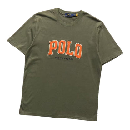 POLO RALPH LAUREN BIG & TALL LOGO JERSEY T - SHIRT ARMY GREEN - Sin Sity Reps