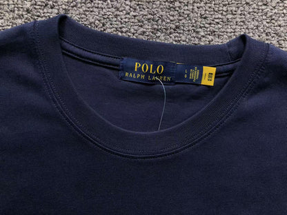 POLO RALPH LAUREN BIG & TALL LOGO JERSEY T - SHIRT CRUISE NAVY - Sin Sity Reps