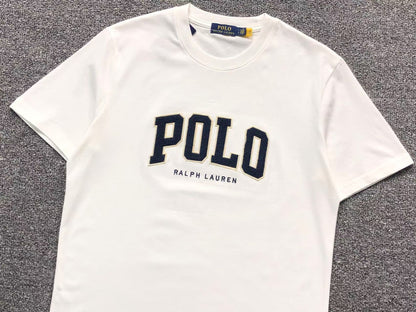 POLO RALPH LAUREN BIG & TALL LOGO JERSEY T - SHIRT WHITE - Sin Sity Reps