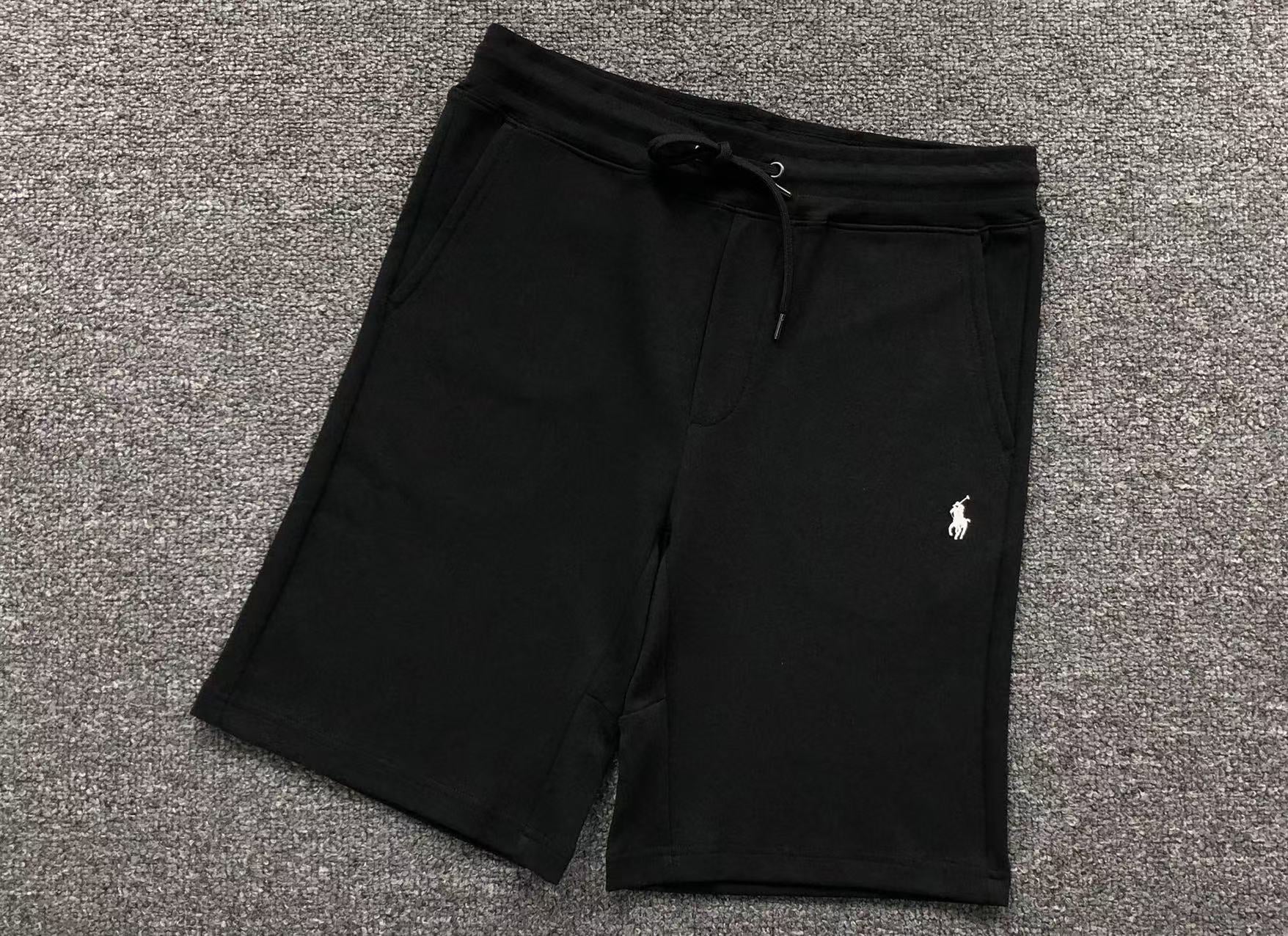 POLO RALPH LAUREN DOUBLE KNIT SHORTS BLACK - Sin Sity Reps