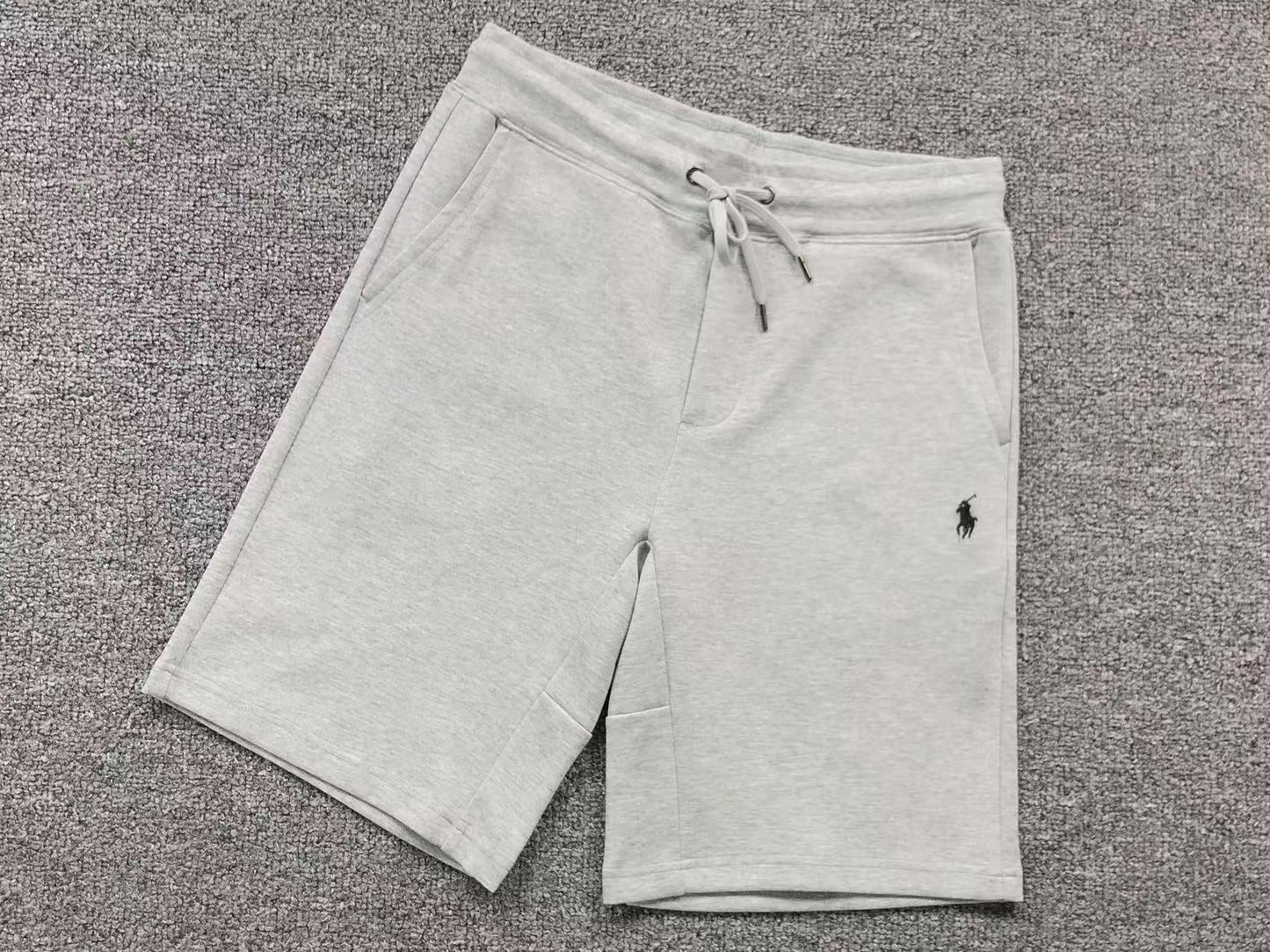 POLO RALPH LAUREN DOUBLE KNIT SHORTS HEATHER GREY - Sin Sity Reps