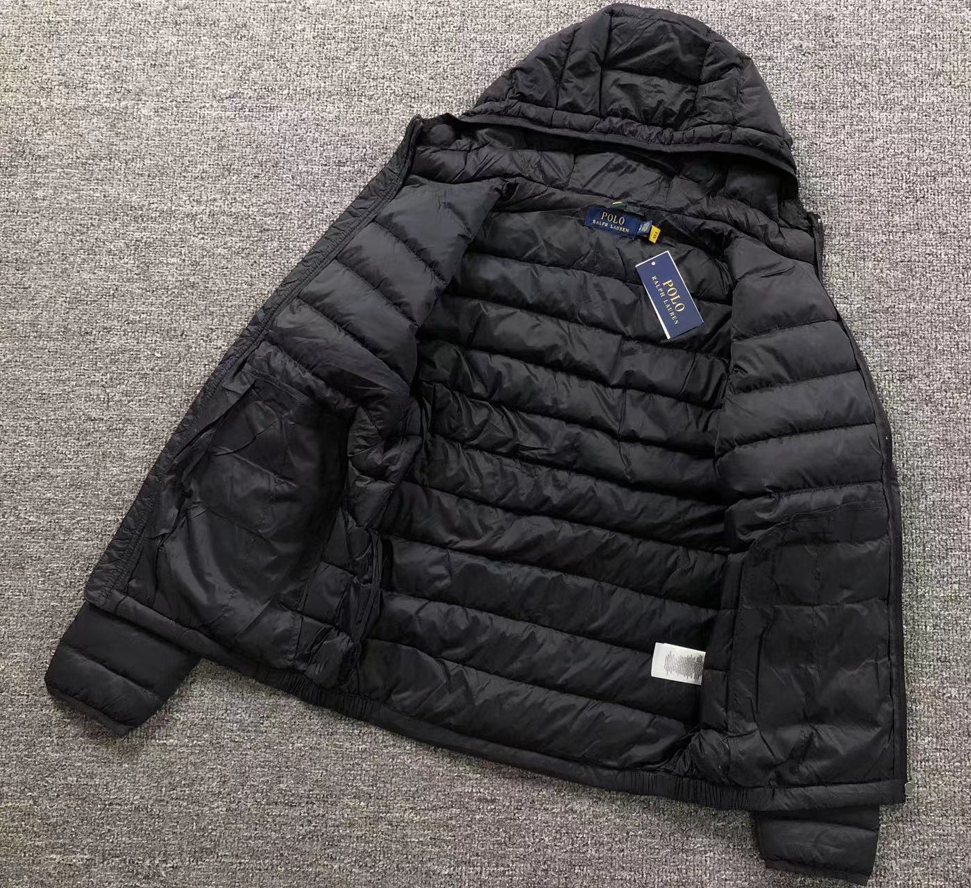 POLO RALPH LAUREN PUFFER JACKET BLACK - Sin Sity Reps