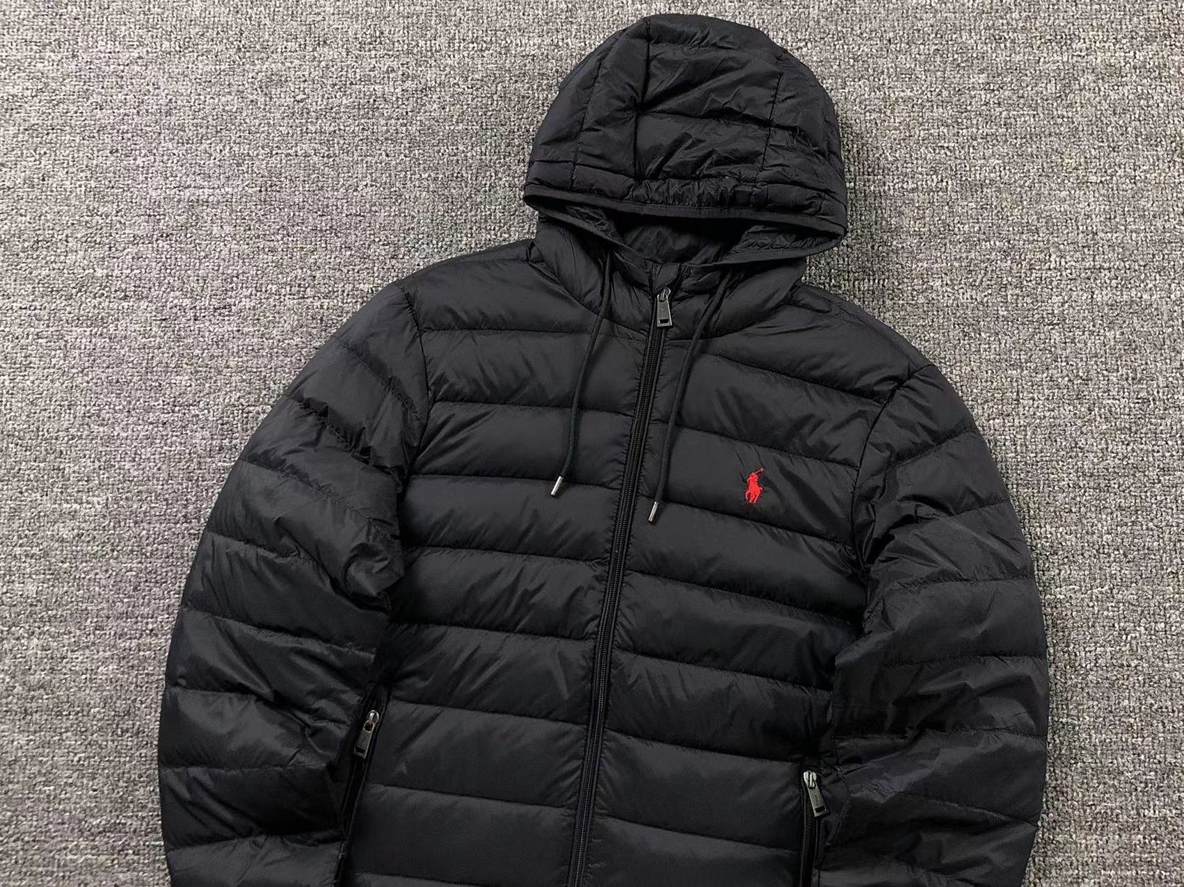 POLO RALPH LAUREN PUFFER JACKET BLACK - Sin Sity Reps