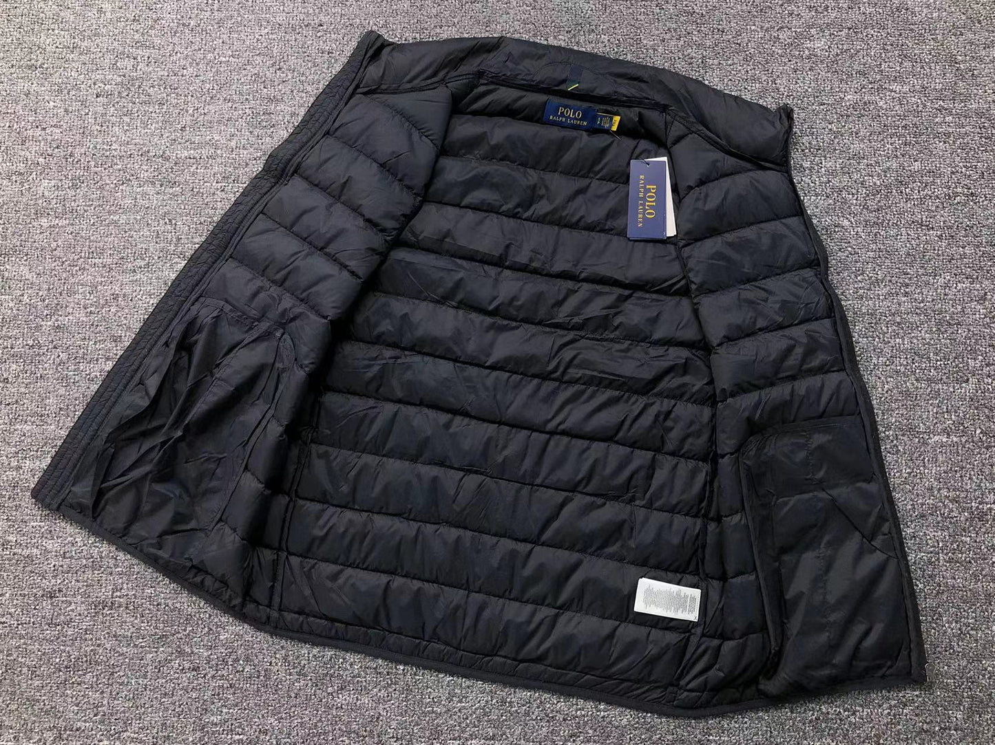 POLO RALPH LAUREN PUFFER VEST BLACK - Sin Sity Reps