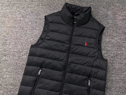 POLO RALPH LAUREN PUFFER VEST BLACK - Sin Sity Reps