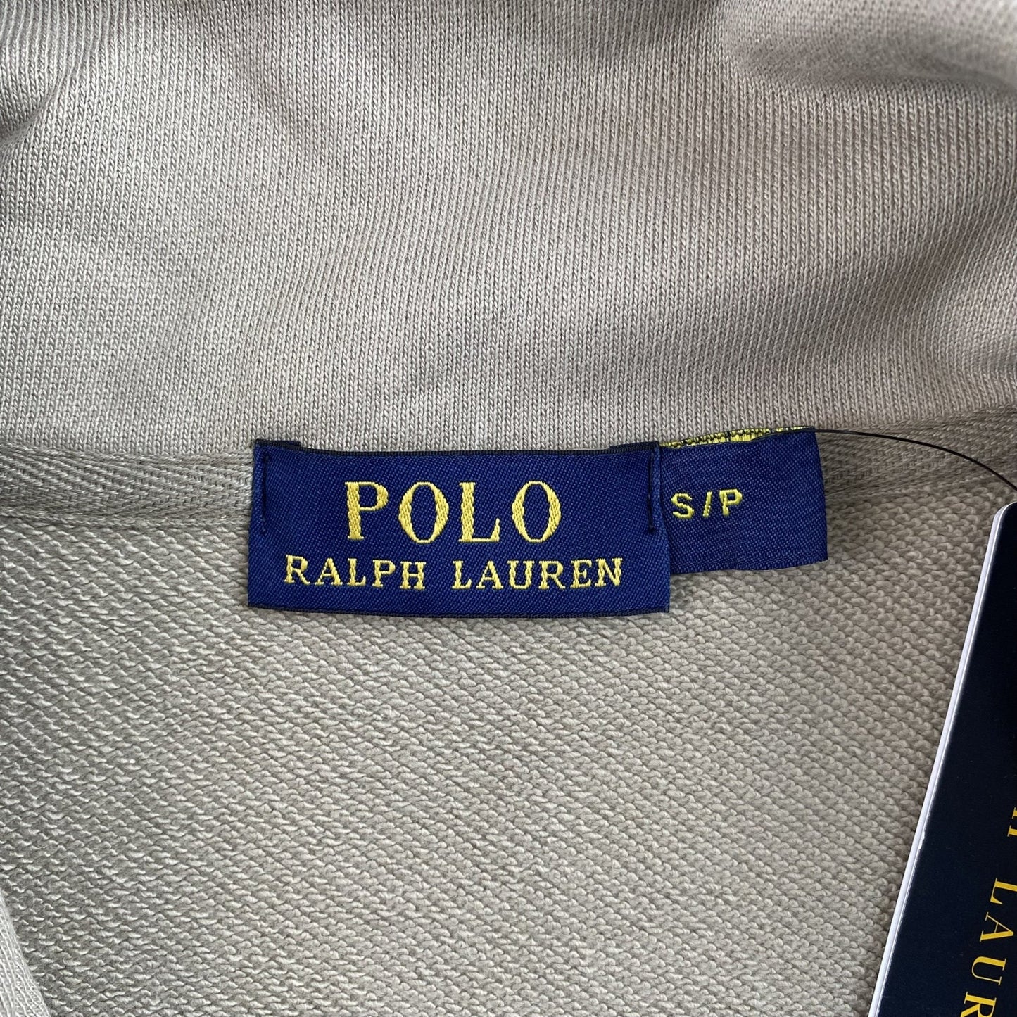 POLO RALPH LAUREN QUARTER ZIP SWEATSHIRT BEIGE - Sin Sity Reps