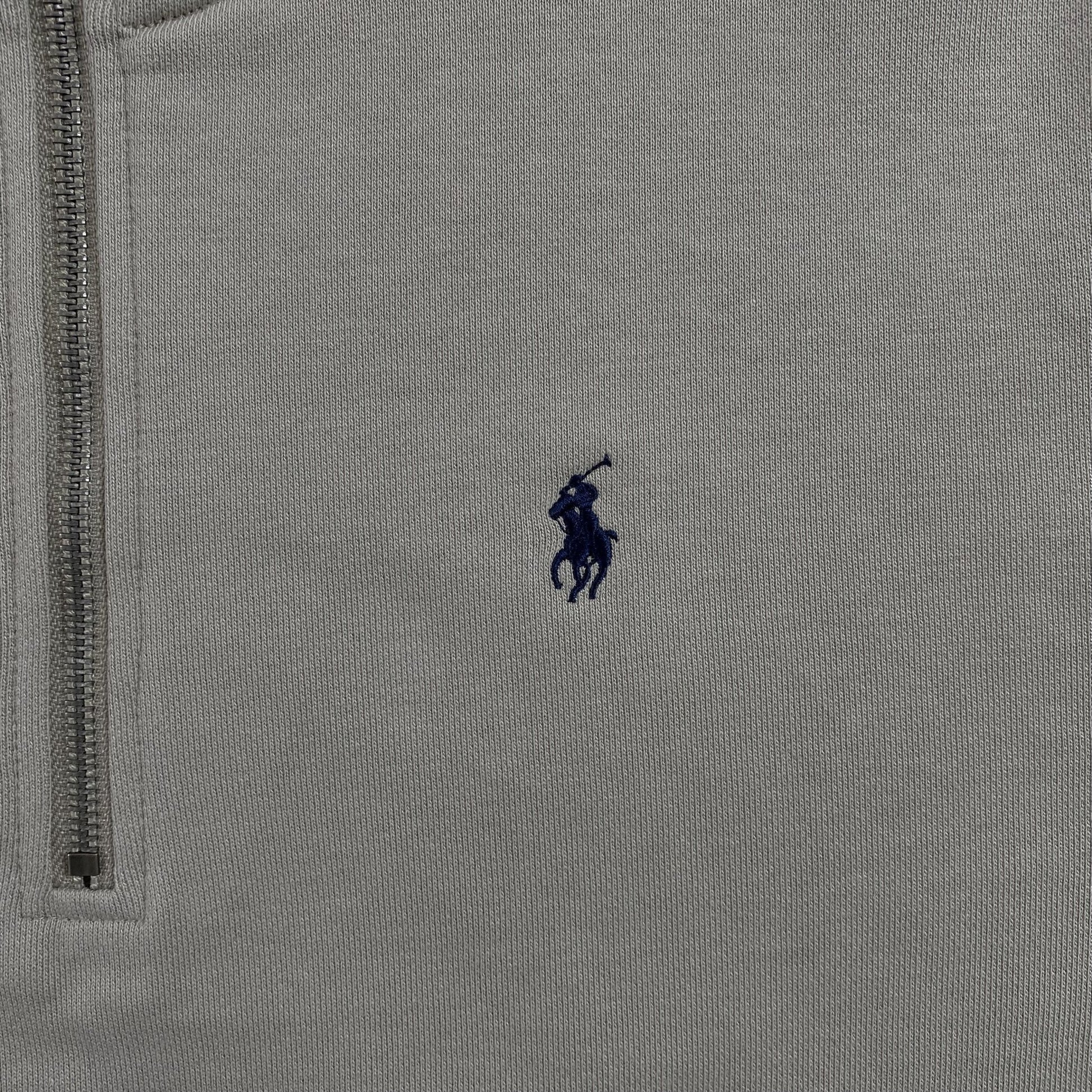 POLO RALPH LAUREN QUARTER ZIP SWEATSHIRT BEIGE - Sin Sity Reps