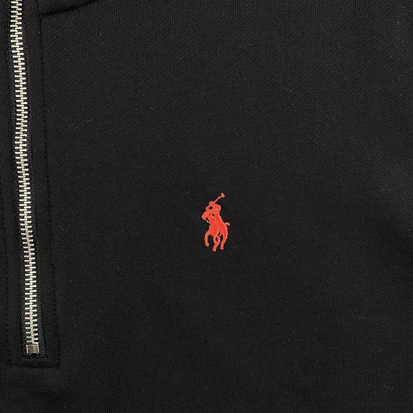 POLO RALPH LAUREN QUARTER ZIP SWEATSHIRT BLACK - Sin Sity Reps