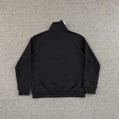 POLO RALPH LAUREN QUARTER ZIP SWEATSHIRT BLACK - Sin Sity Reps