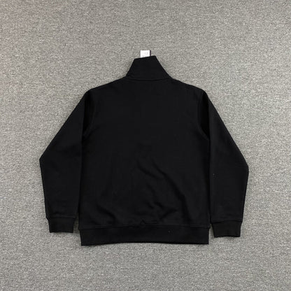 POLO RALPH LAUREN QUARTER ZIP SWEATSHIRT BLACK - Sin Sity Reps