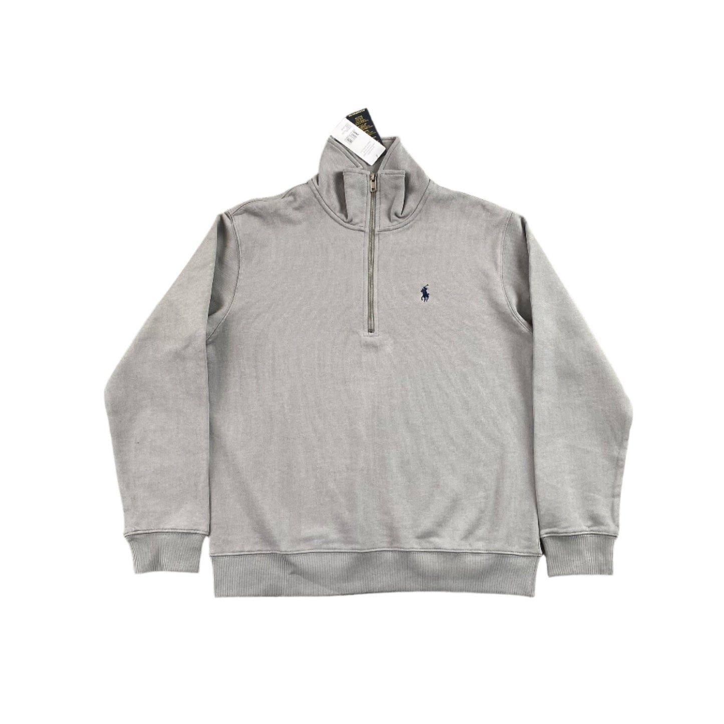 POLO RALPH LAUREN QUARTER ZIP SWEATSHIRT GREY - Sin Sity Reps