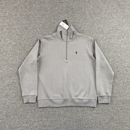 POLO RALPH LAUREN QUARTER ZIP SWEATSHIRT GREY - Sin Sity Reps