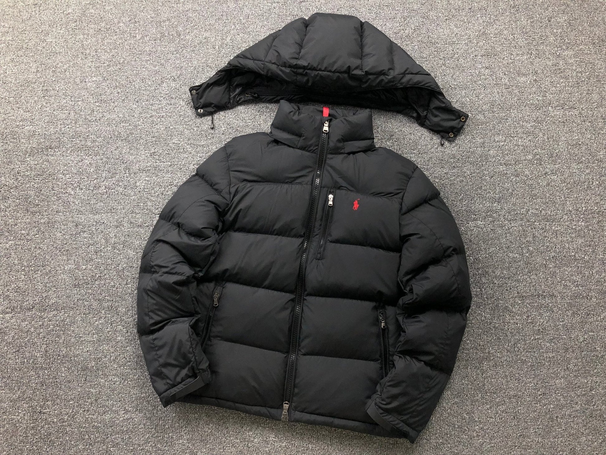 POLO RALPH LAUREN WINTER PUFFER JACKET BLACK - Sin Sity Reps