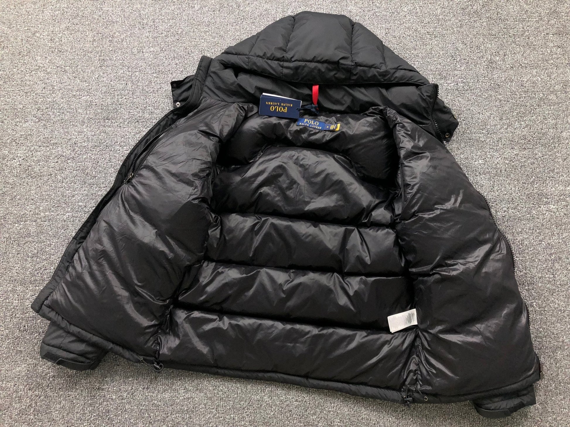 POLO RALPH LAUREN WINTER PUFFER JACKET BLACK - Sin Sity Reps