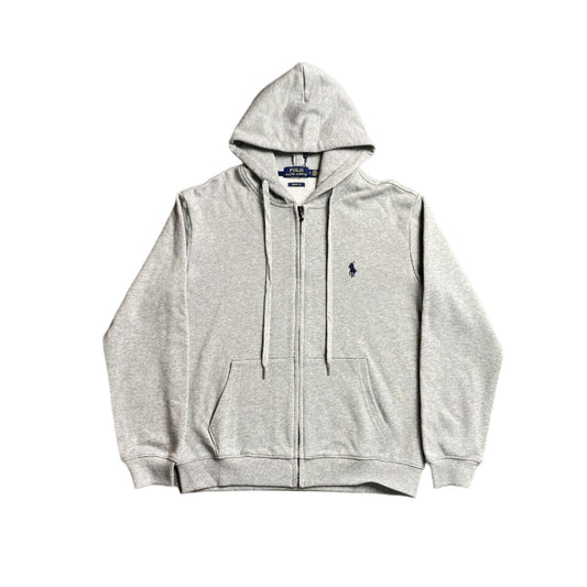 POLO RALPH LAUREN ZIP UP HOODIE GREY - Sin Sity Reps