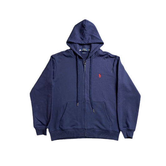 POLO RALPH LAUREN ZIP UP HOODIE NAVY - Sin Sity Reps