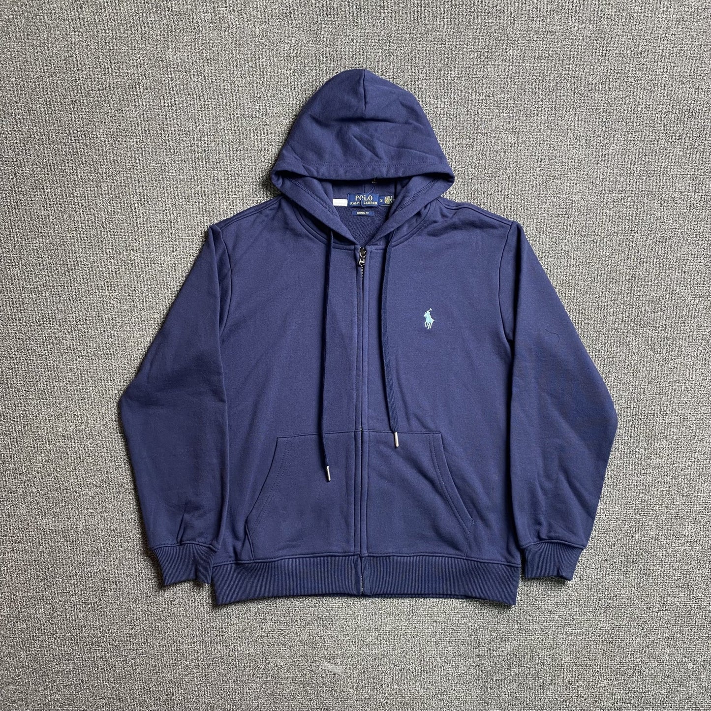 POLO RALPH LAUREN ZIP - UP HOODIE NAVY - Sin Sity Reps