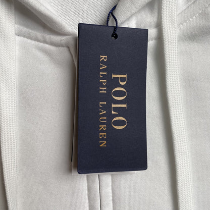 POLO RALPH LAUREN ZIP - UP HOODIE WHITE - Sin Sity Reps