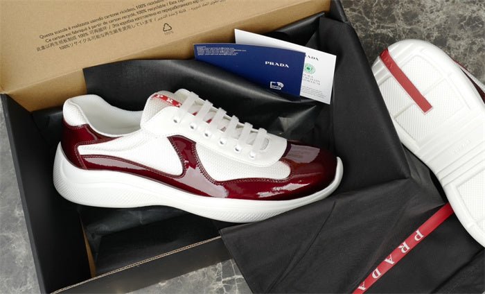 PRADA AMERICA'S CUP BURGUNDY WHITE - Sin Sity Reps