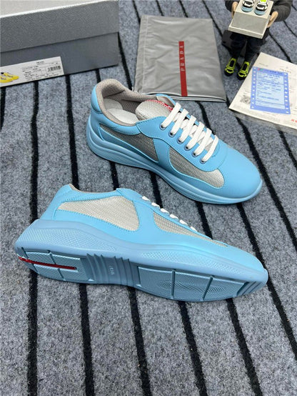 PRADA AMERICA'S CUP SOFT RUBBER LIGHT BLUE SILVER - Sin Sity Reps