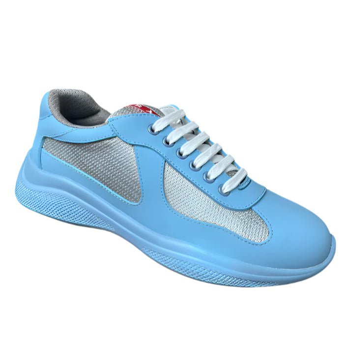 PRADA AMERICA'S CUP SOFT RUBBER LIGHT BLUE SILVER - Sin Sity Reps