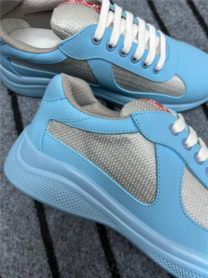 PRADA AMERICA'S CUP SOFT RUBBER LIGHT BLUE SILVER - Sin Sity Reps