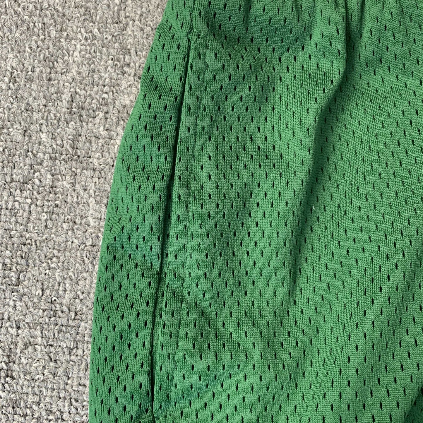 RHUDE COURT LOGO SHORTS GREEN - Sin Sity Reps