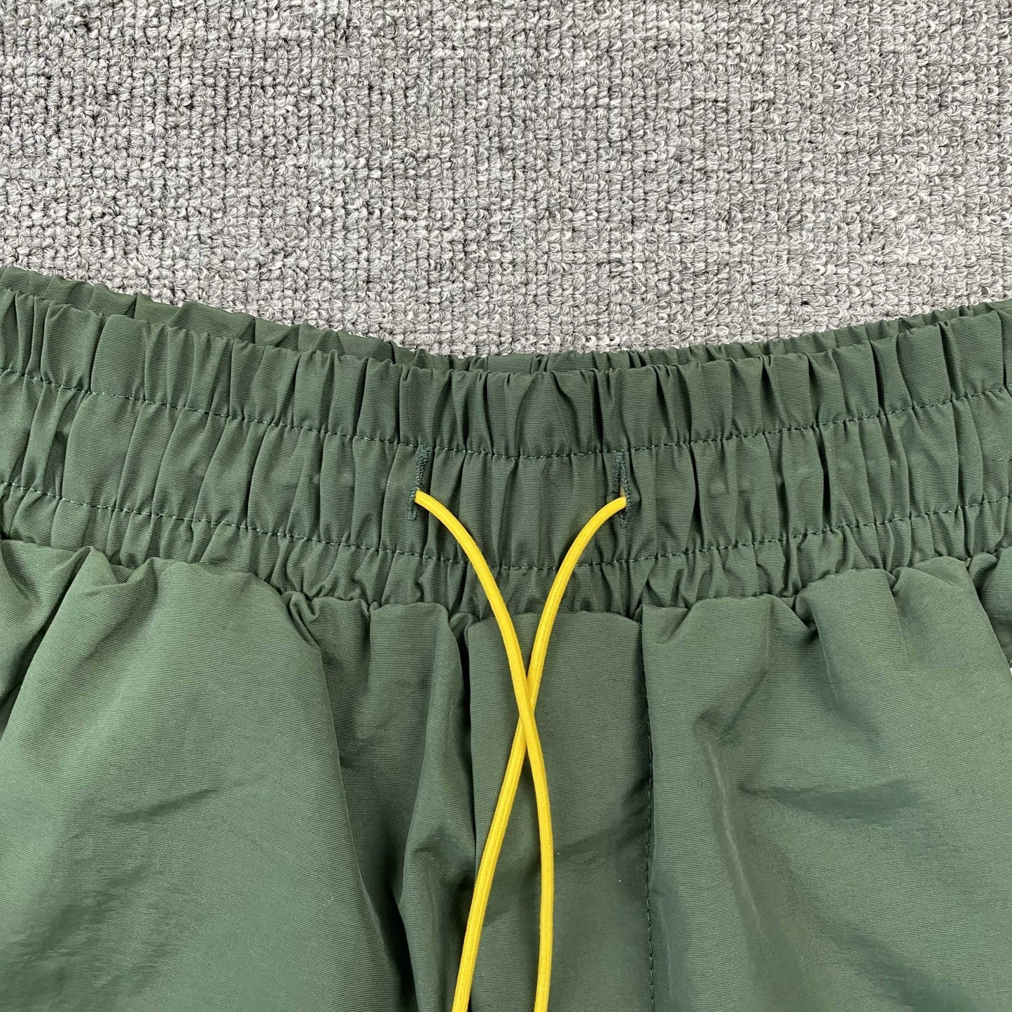 RHUDE RH LOGO SHORTS GREEN - Sin Sity Reps