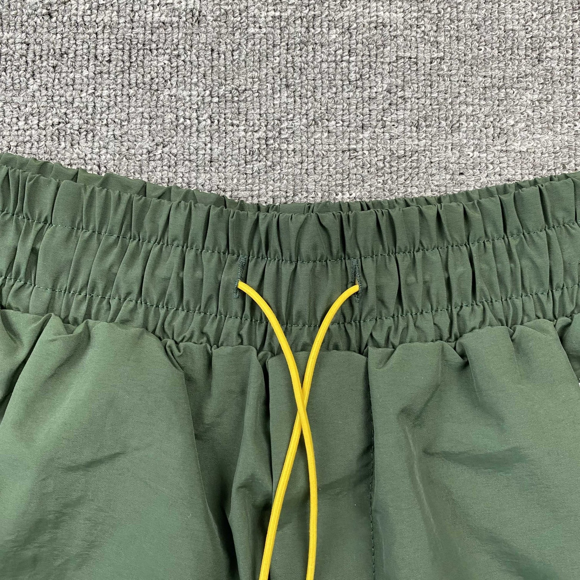 RHUDE RH LOGO SHORTS GREEN - Sin Sity Reps