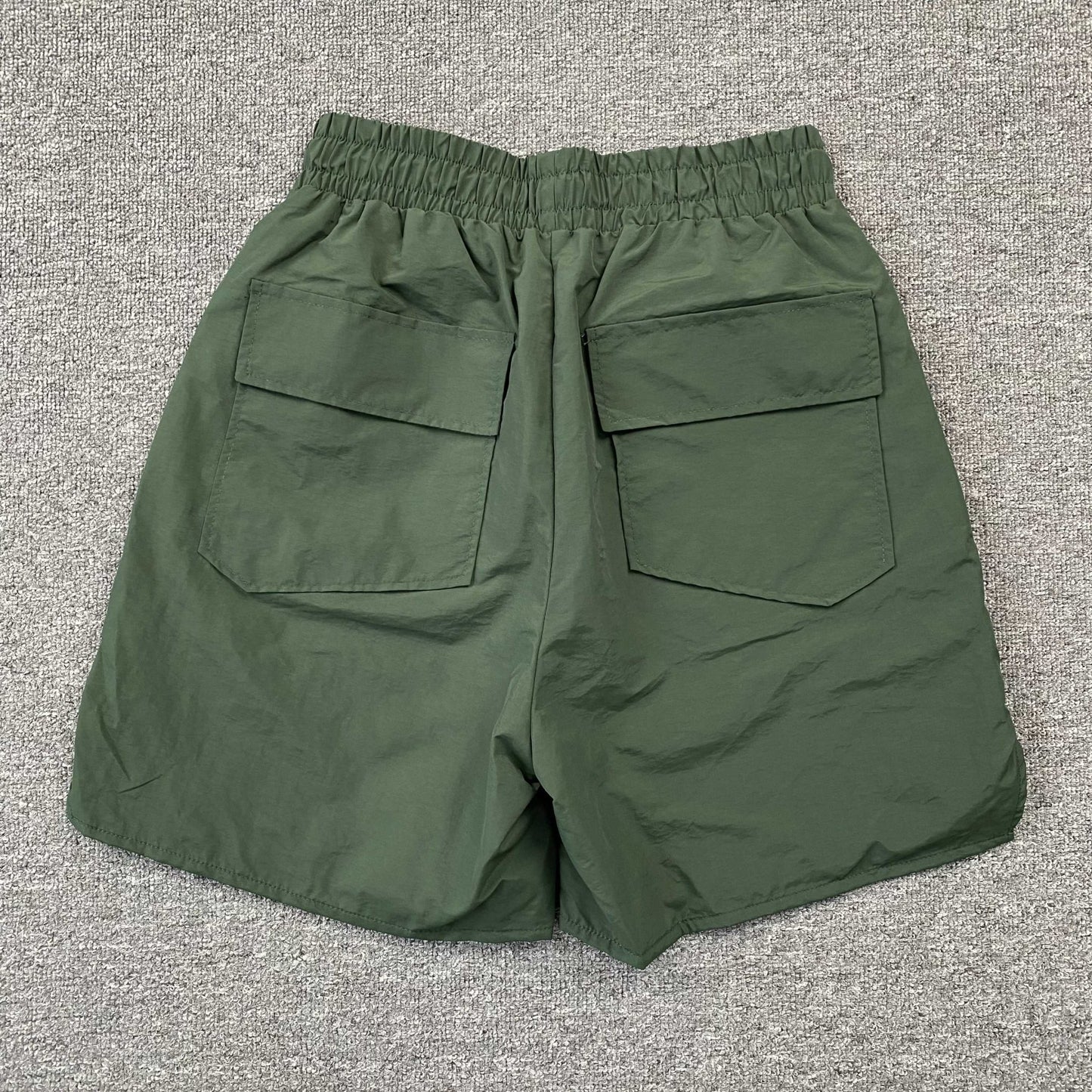 RHUDE RH LOGO SHORTS GREEN - Sin Sity Reps