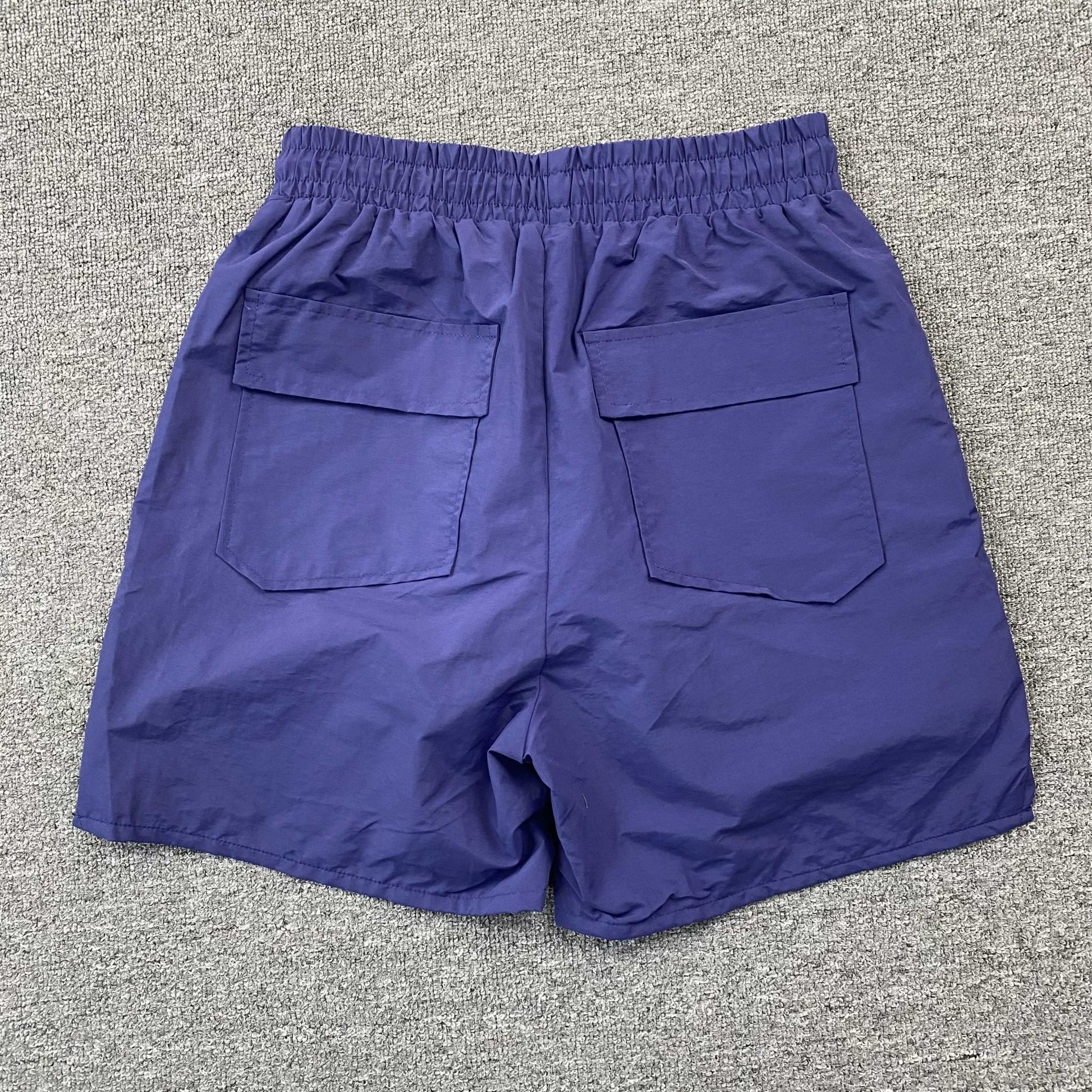 RHUDE RH LOGO SHORTS NAVY - Sin Sity Reps