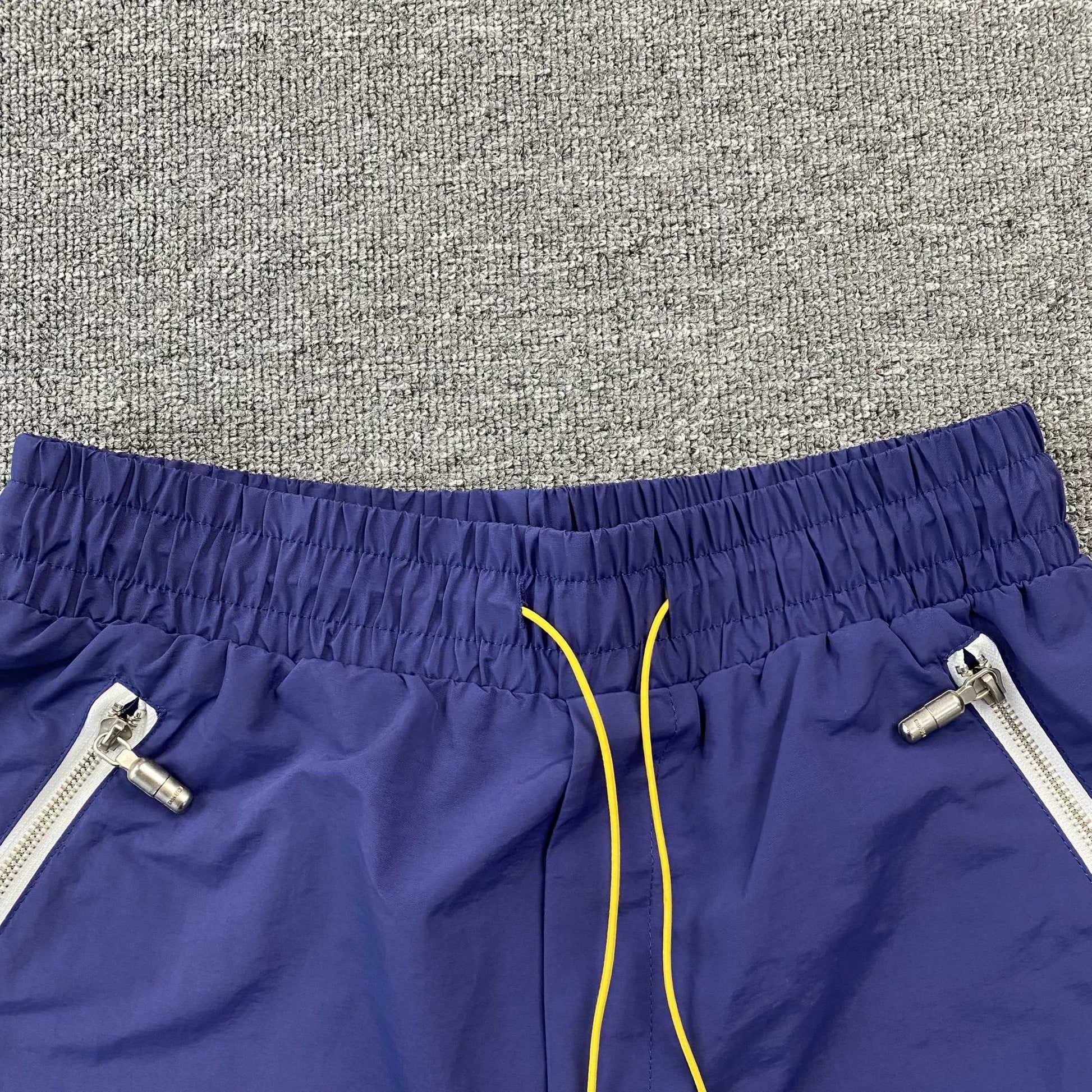 RHUDE RH LOGO SHORTS NAVY - Sin Sity Reps