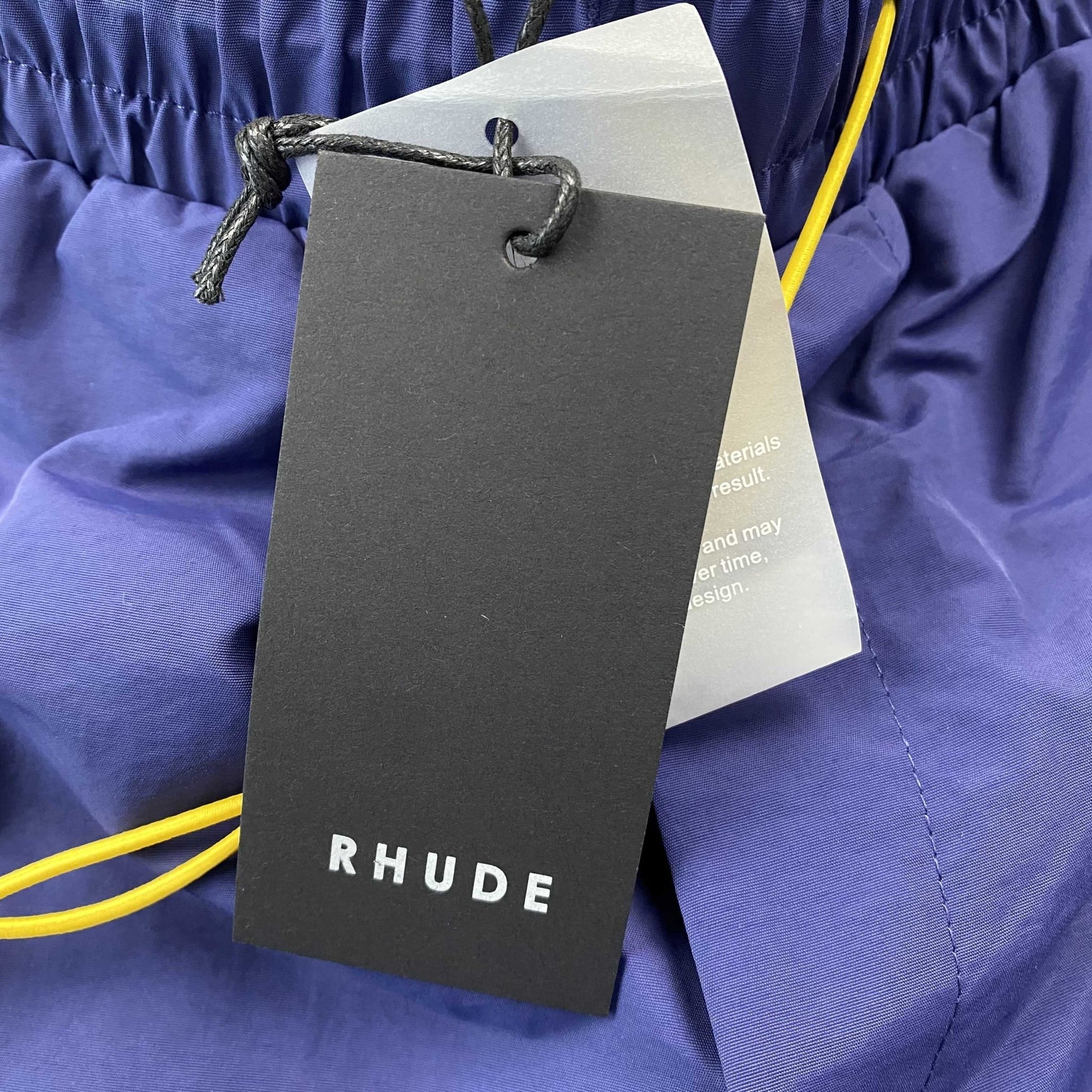 RHUDE RH LOGO SHORTS NAVY - Sin Sity Reps