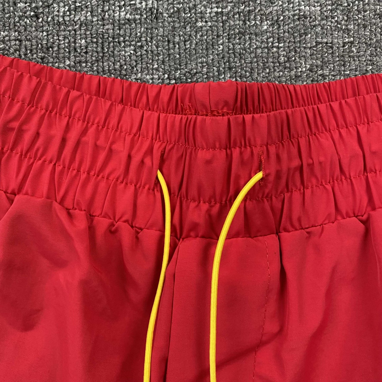 RHUDE RH LOGO SHORTS RED - Sin Sity Reps