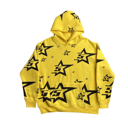 SP5DER 5STAR HOODIE YELLOW - Sin Sity Reps