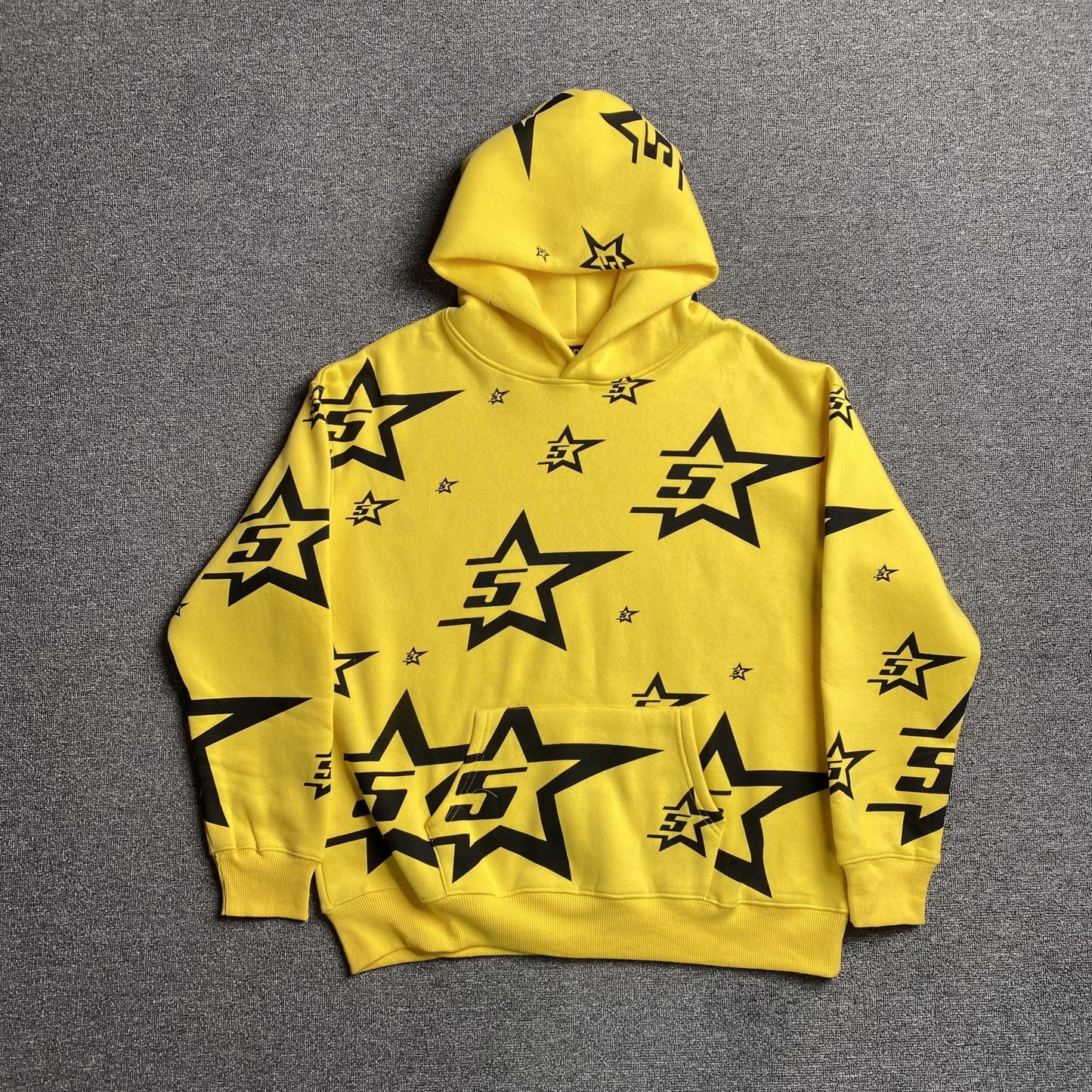 SP5DER 5STAR HOODIE YELLOW - Sin Sity Reps