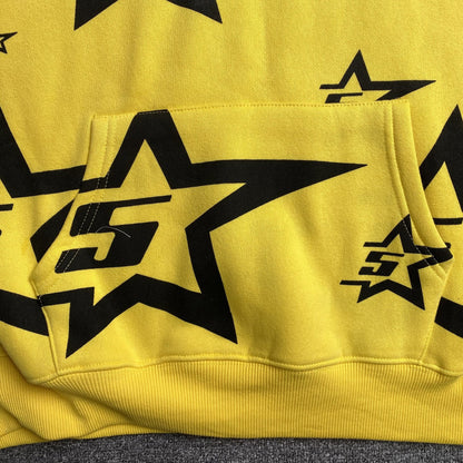 SP5DER 5STAR HOODIE YELLOW - Sin Sity Reps