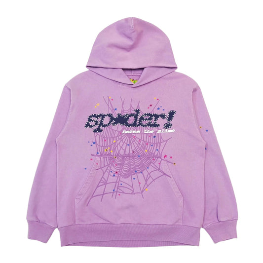 SP5DER ACAI HOODIE PURPLE - Sin Sity Reps