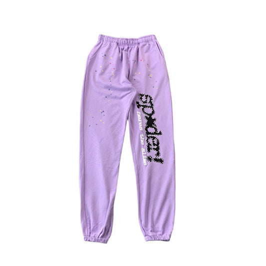 SP5DER ACAI SWEATPANTS PURPLE - Sin Sity Reps