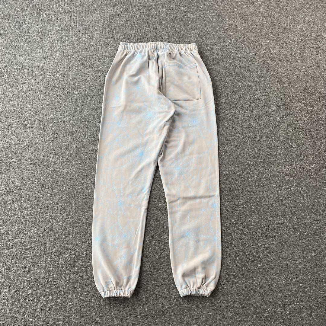 SP5DER AOP WEB SWEATPANTS HEATHER GREY - Sin Sity Reps