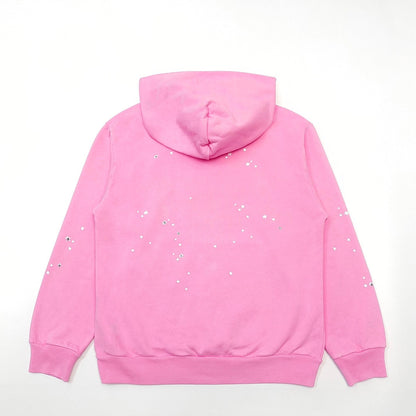 SP5DER ATLANTA HOODIE PINK - Sin Sity Reps