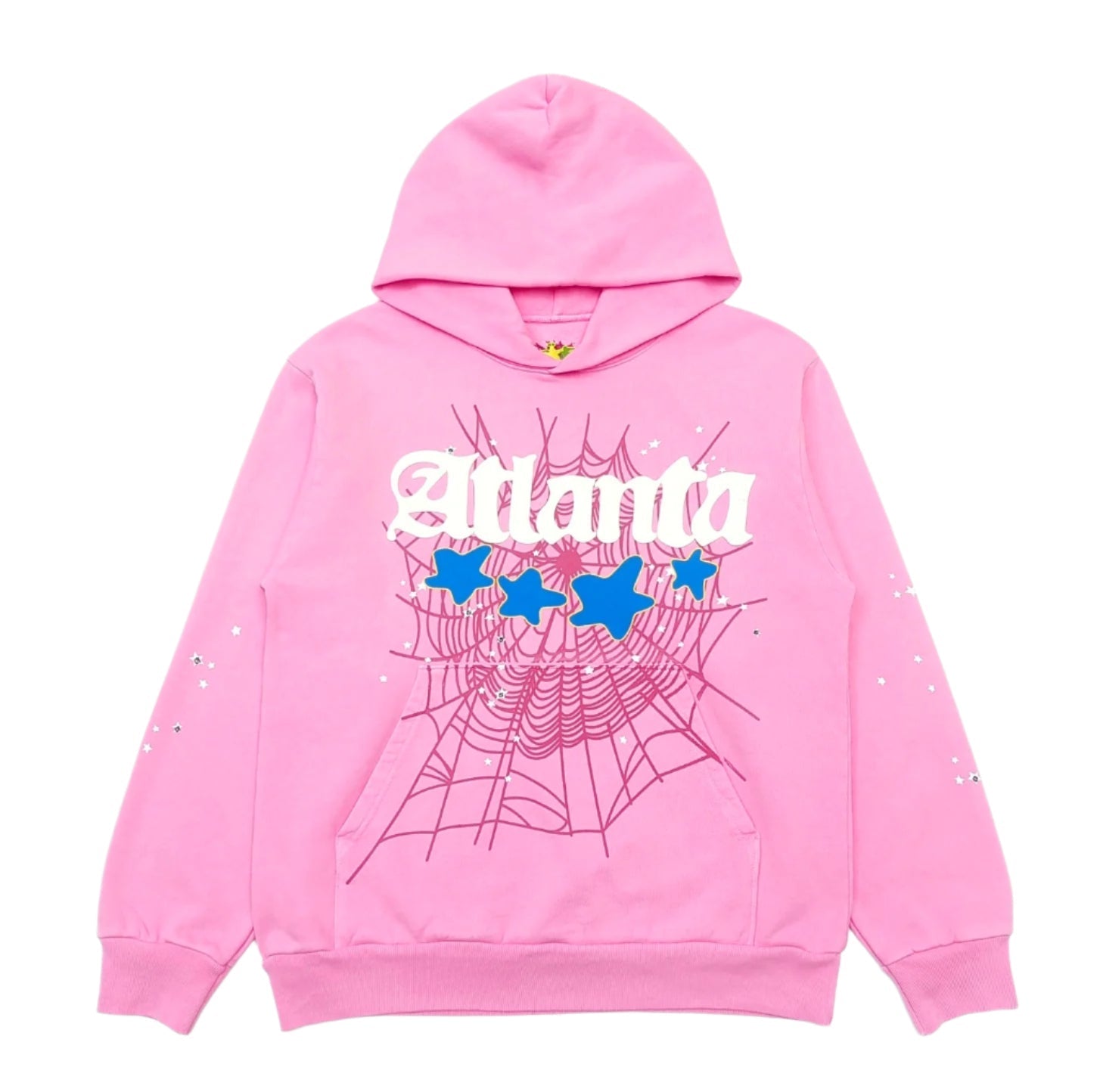 SP5DER ATLANTA HOODIE PINK - Sin Sity Reps