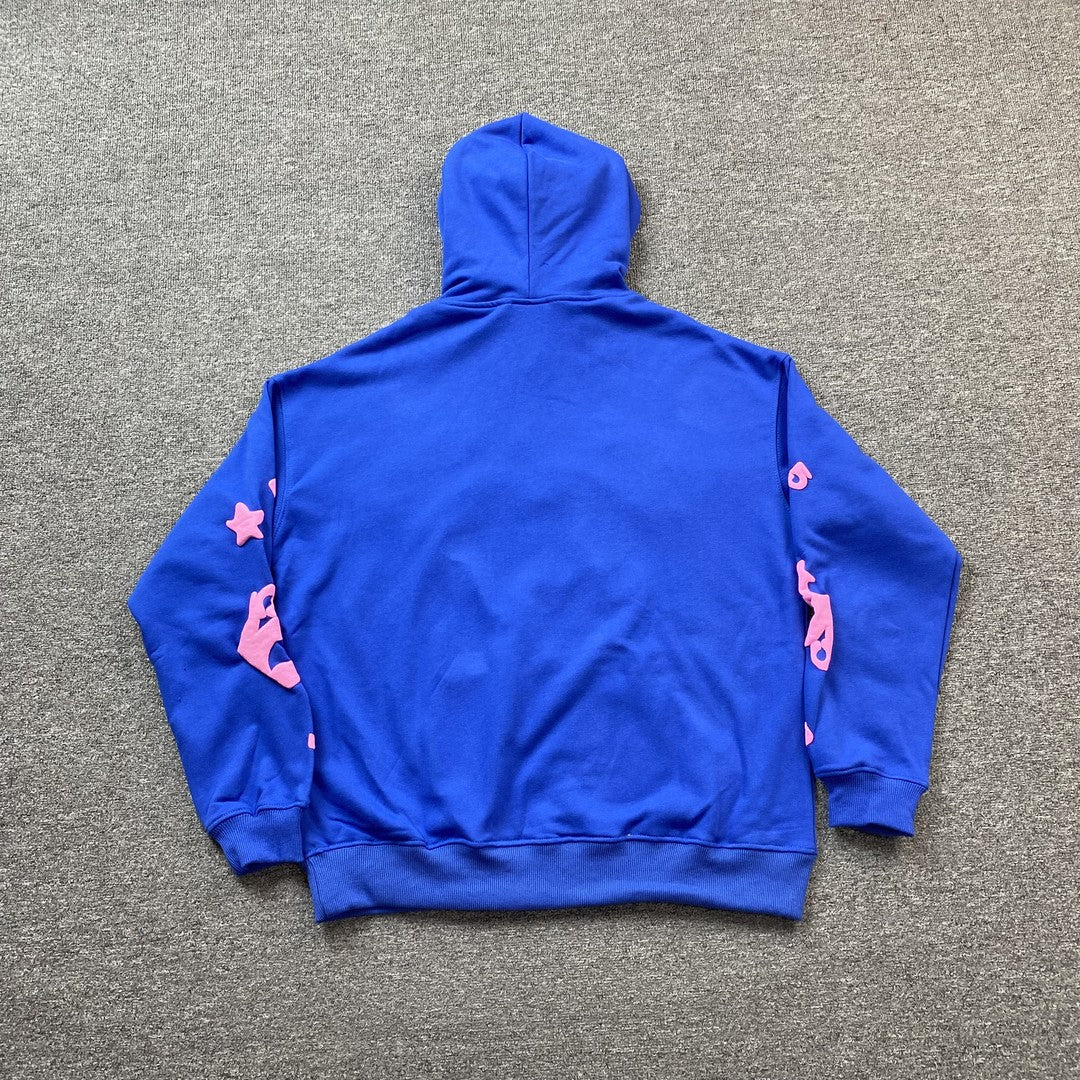 SP5DER BELUGA HOODIE BLUE - Sin Sity Reps