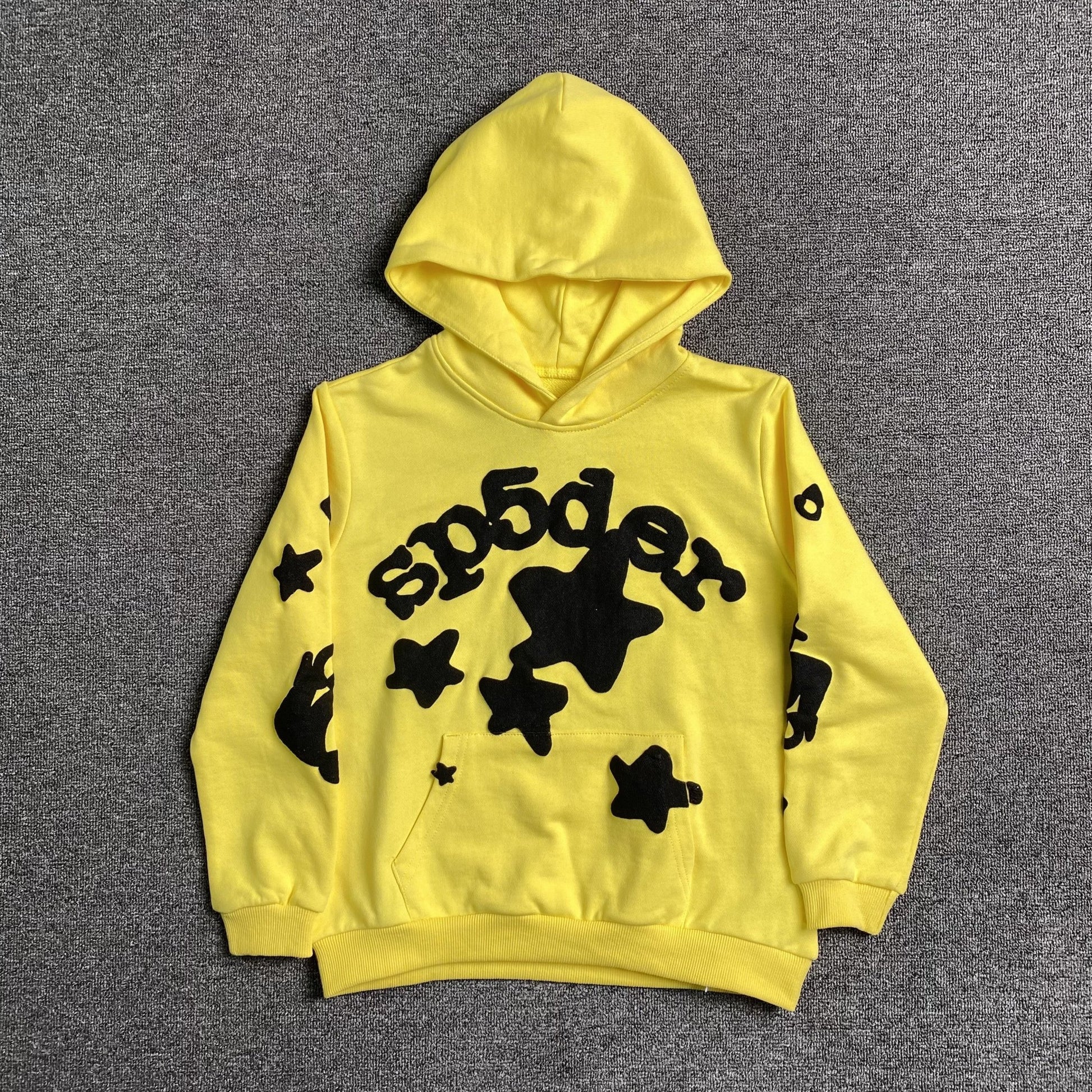 SP5DER BELUGA HOODIE GOLD - Sin Sity Reps