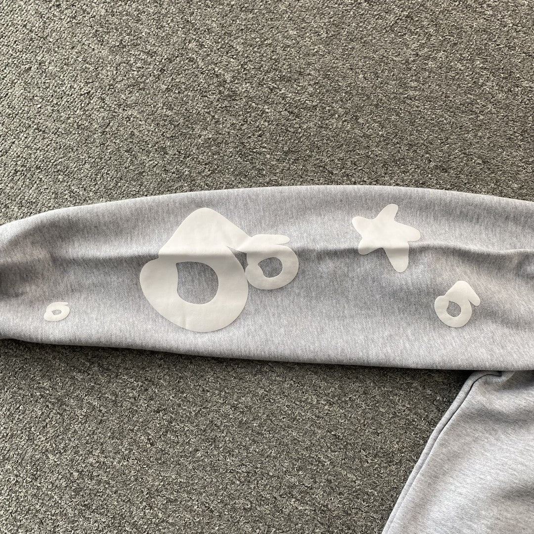 SP5DER BELUGA HOODIE HEATHER GREY - Sin Sity Reps