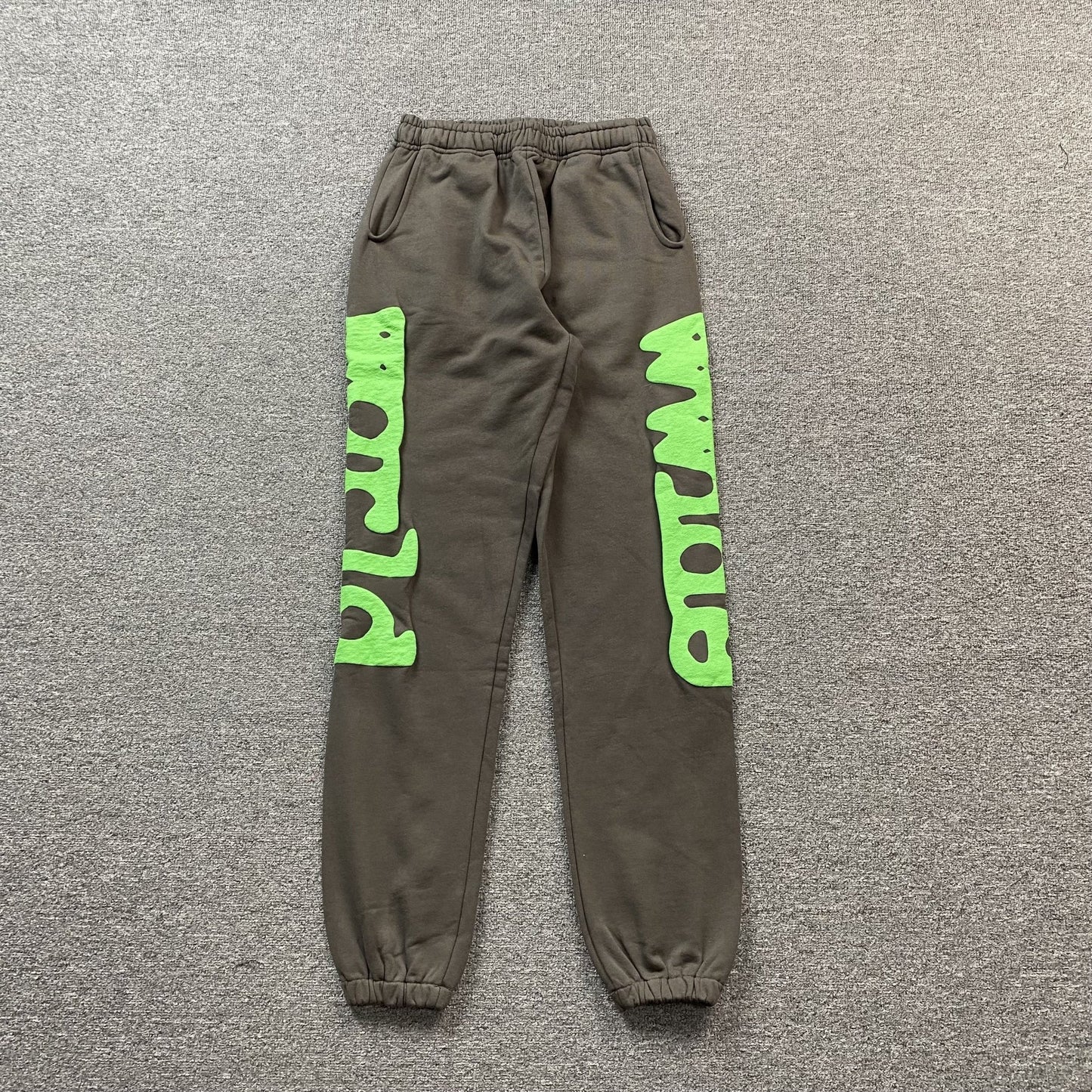 SP5DER BELUGA SWEATPANTS SLATE GREY/GREEN - Sin Sity Reps